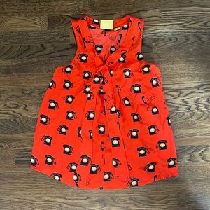 Maeve Ring True Telephone Blouse